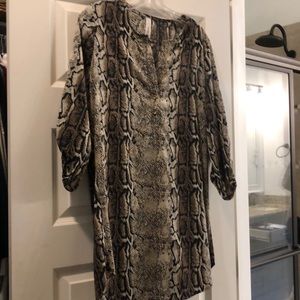 Snake skin dress